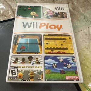 Wii Play (Nintendo, 2007) Complete With Manual CIB Complete